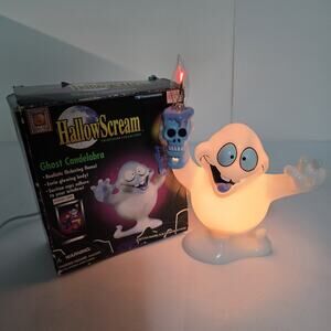 Vintage Trendmasters HallowScream Nightmare Collection Ghost Candelabra 1996